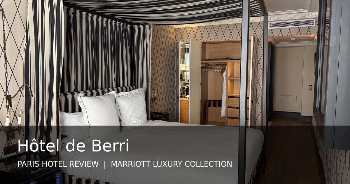 Hôtel de Berri ParisのPrestige Room宿泊記